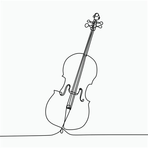 Cello Drawing Easy Violin Sketch Drawing Drawings Pencil Deviantart
