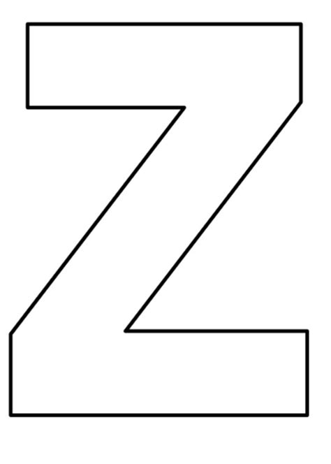 Letra Z Para Imprimir Letras Grandes Para Imprimir Abecedario Letras Sexiz Pix