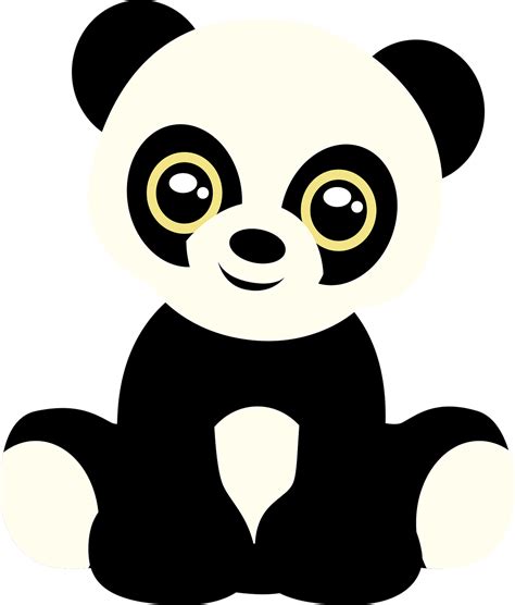 Panda Svg File Png File Eps File Silhouette File And