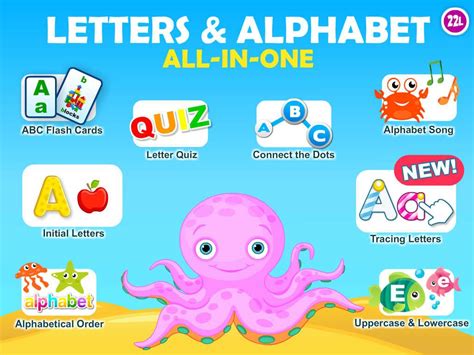 Letter Quiz Alphabet Tracing Games And Flash Cards For Preschool And