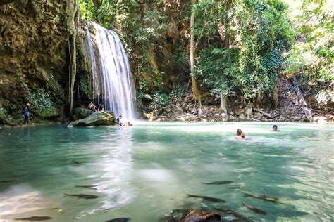 Visiting Erawan Waterfalls Thailand 2023 Guide