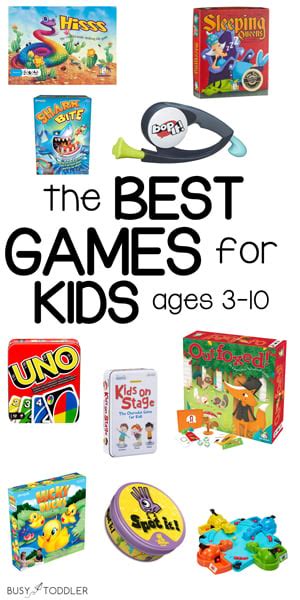20 Best Board Games For Kids Of All Ages Busy Toddler