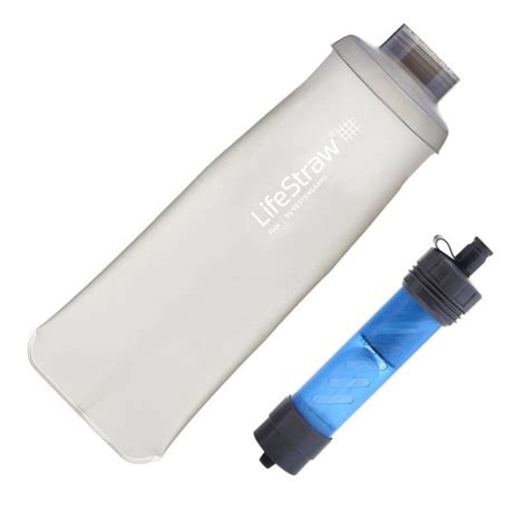 Lifestraw Flex Soft Touch Water Filter Drink Bottle 650ml Clear