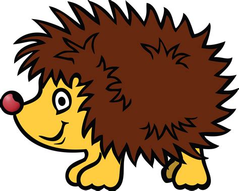 Free Clipart Of A Hedgehog