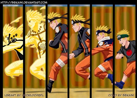 Naruto Shippuden Naruto Evolution By Sekaini On Deviantart