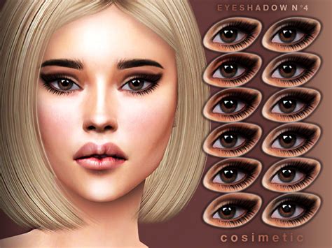The Sims Resource Eyeshadow N4 By Cosimetic