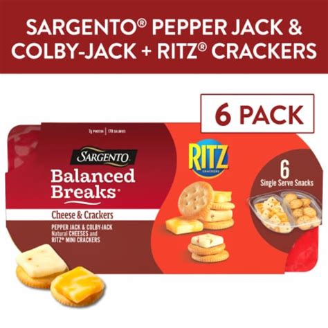 Sargento Balanced Breaks Pepper Jack And Colby Jack Cheeses With Mini