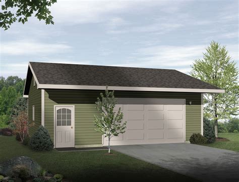 Simple Standalone Garage 2219sl Architectural Designs House Plans