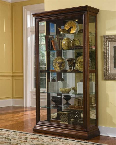 This opens the door for possibilities, allowing you to extend the purpose of a china cabinet to incorporate even more of your personality. Pulaski Curio Cabinets for Home Office