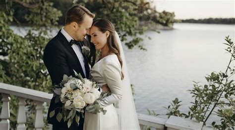 finnish pm sanna marin marries her partner of 16 years in an intimate ceremony see pics