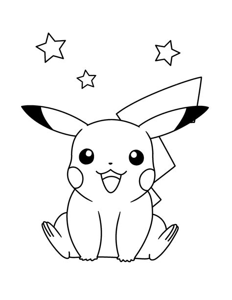 Coloring Pages Pikachu And Other Pokemon Print For Free 100 Images