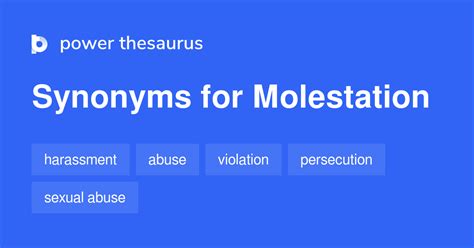 Molestation Synonyms 356 Words And Phrases For Molestation