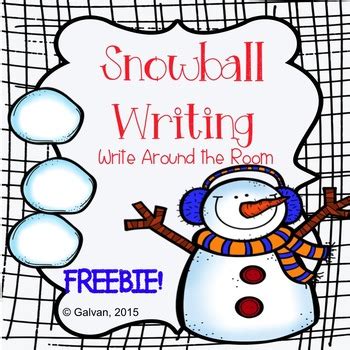 Winter Snowball Writing Write Around The Room By Texas Teaching Gal