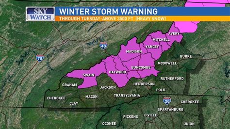 Winter Storm Could Bring Heavy Snow For Some In Wnc Wlos