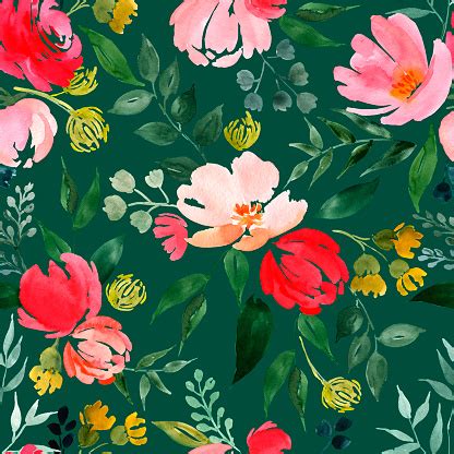 Quilt and sham singles are sold separately; Watercolor Floral Pattern Delicate Flower Background Stock ...