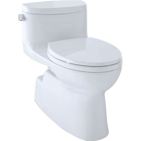 Toto Carolina Ii Piece Gpf Single Flush Elongated Ada Comfort Height Toilet In Cotton