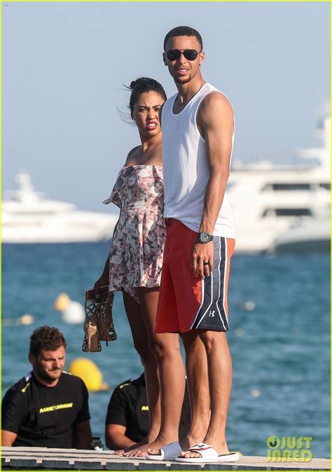 Full Sized Photo Of Stephen Curry Wife Ayesha Relax During St Tropez