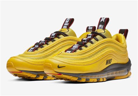 The Overbranded Nike Air Max 97 Arrives In A Taxi Yellow Sneakers