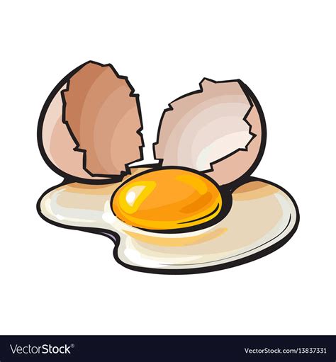 How To Draw A Cracked Egg Englishsalt2