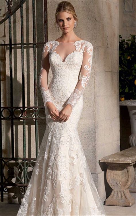Short sleeves chapel train mermaid/trumpet. Love this from Bridesworld Liverpool. | Wedding dress long ...
