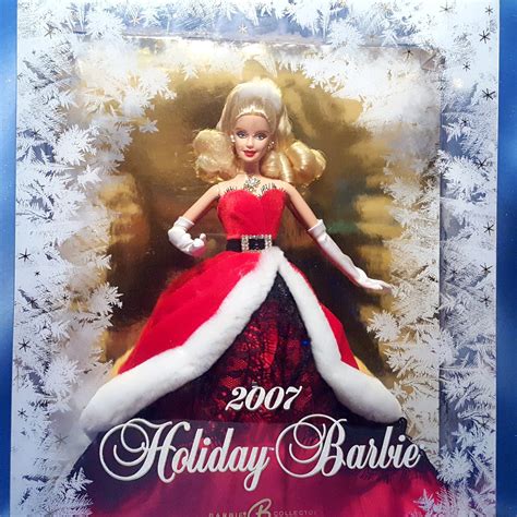 Holiday Barbie Doll 2007 Special Edition By Mattel Now And Then