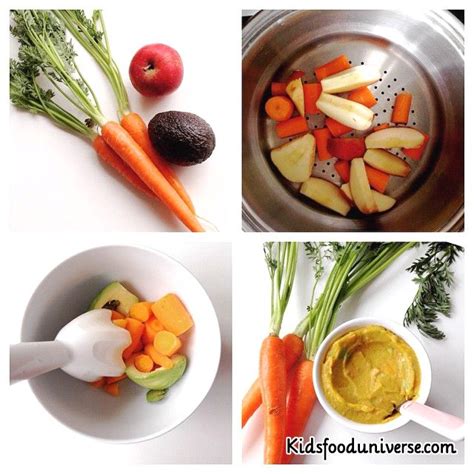 Maybe you would like to learn more about one of these? Simple Carrot, Apple & Avocado baby food purée suitable ...