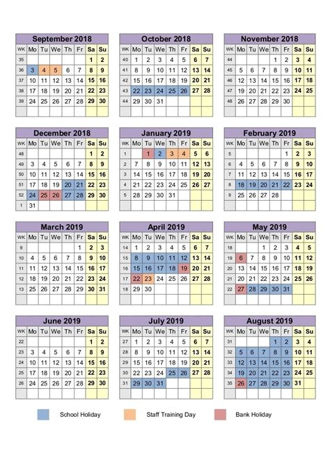 2020 Calendar Qld Education Month Calendar Printable