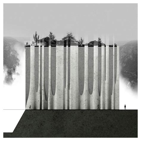 Waterfall Temple Antireality Archinect