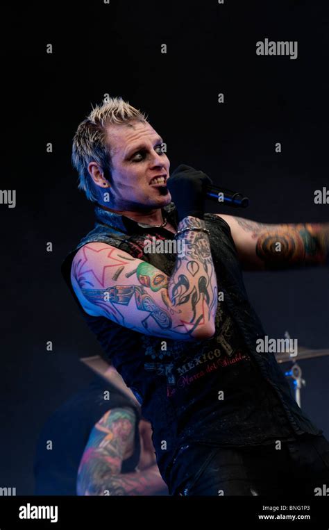 Andy Laplegua Combichrist Singer Stock Photo Royalty Free Image