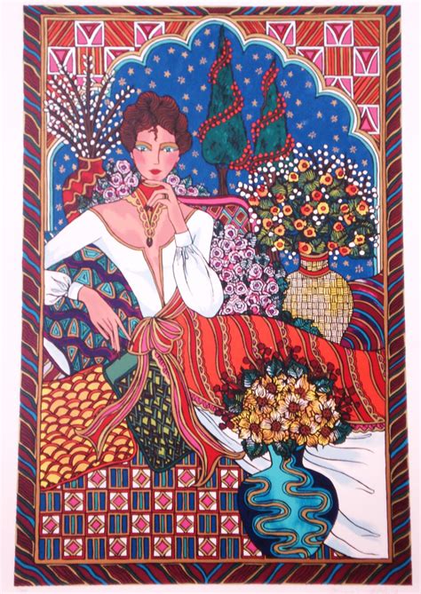 s morantz galleries persian woman i by mara abboud