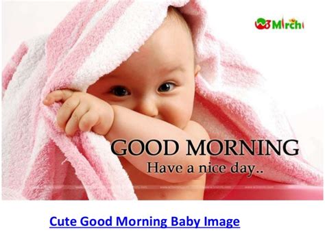 Cute Good Morning Baby Images And Quotes