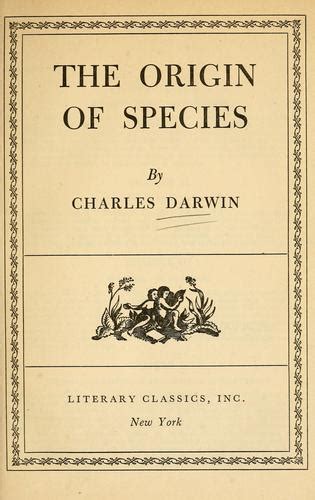 The Origin Of Species 1900 Edition Open Library