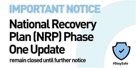 Nrp Phase One Update Temporary Closure Extended Until Further Notice