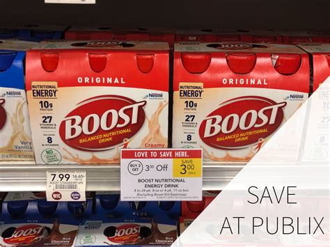 Time To Save On Your Favorite Boost Nutritional Drinks At Publix