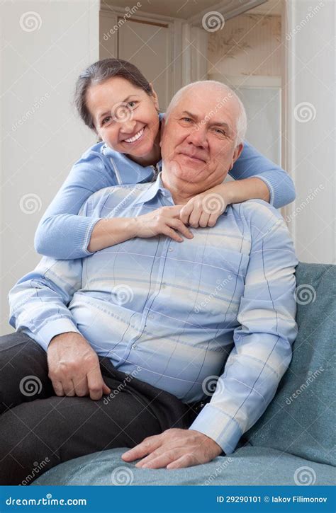 Cheerful Mature Woman With Smiling Husband Stock Image Image Of Adults Caucasian 29290101