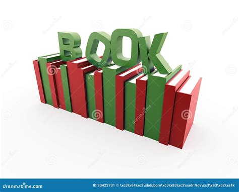 Libros Con La Palabra Del Libro Stock De Ilustración Ilustración De