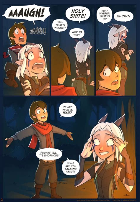 Rule 34 Blush Brown Hair Callum The Dragon Prince Clothed Comic Confused Dark Elf English