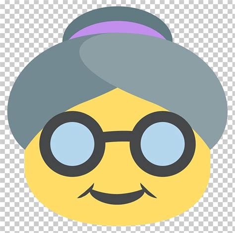 Emoji Old Age Meaning Grandparent Message Png Clipart Cartoon Email