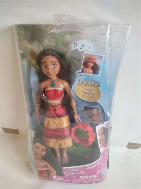 Hasbro Disney Princess Singing Doll Moana Figure Brand New