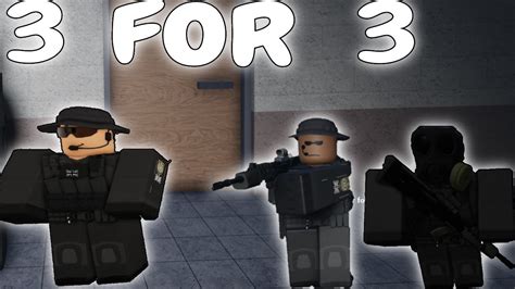3 For 3 Uk Sas Team Roblox Police Raid Sim Youtube