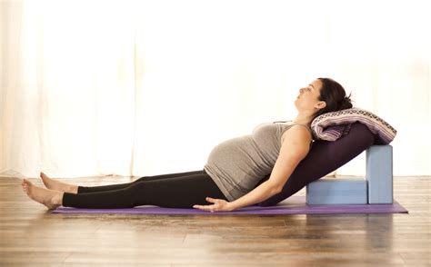 Find Comfort in Savasana with a Standard Bolster During Your Prenatal