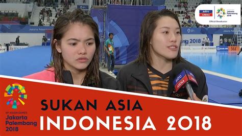 Sie war eine rhythmische turnerin, aber ihr talent wurde vom nationaltrainer yang zhuliang aufgrund ihrer. Sukan Asia Indonesia: Nadi Arena | Nur Dhabitah & Ng Yan ...