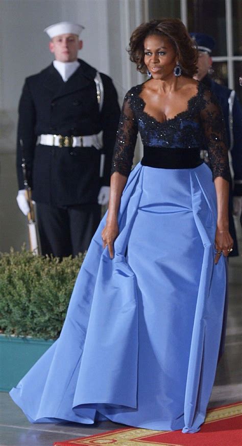 Beautiful Dress Worn By Michelle Obama Michelle Obama Fashion