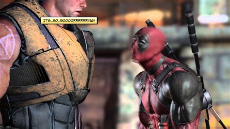 Funny Moments With Deadpool And Cable Youtube