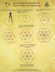 How To Draw The Seed Of Life Sacred Geometry How To Draw Sacred