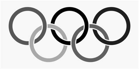 The most exciting moment of the opening ceremony is the lighting of the olympic flame, another symbol of the olympic games. Olympic Rings Png - Olympic Rings Black And White Png, Transparent Png - kindpng