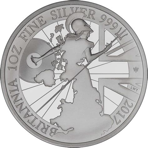 2017 Silver Britannia 1 Oz Silver Proof Coin Chard