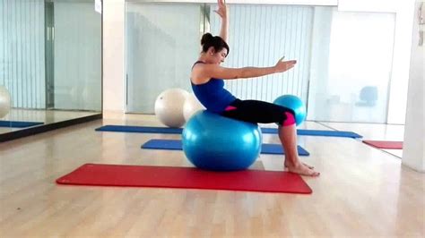 Pilates Con Fitball Youtube