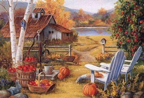 Harvest Autumn Art Autumn Painting Painting