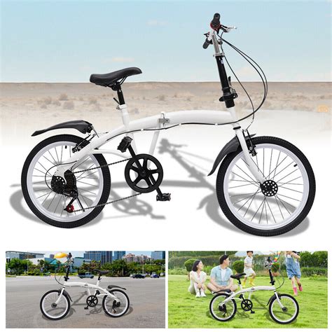 20inch Folding Bike With 7 Speed Gears Alloyed Carbon Steel Double V